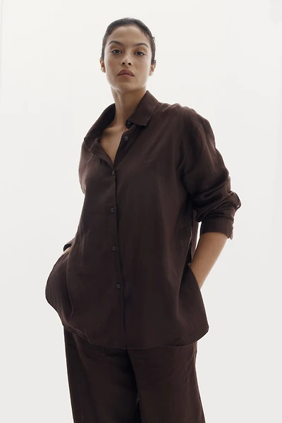 Oversized Linen Shirt