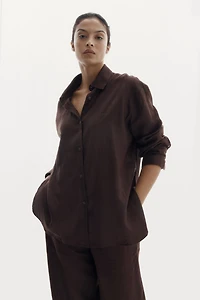 Oversized Linen Shirt