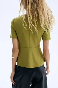 Peplum Top