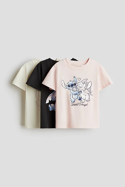 3-pack Printed Jersey Tops