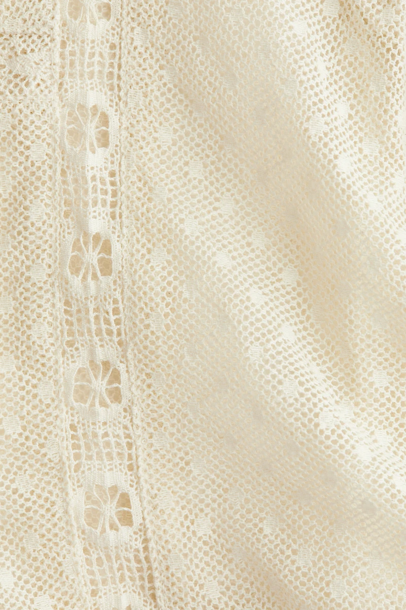 Blouse en filet plumetis