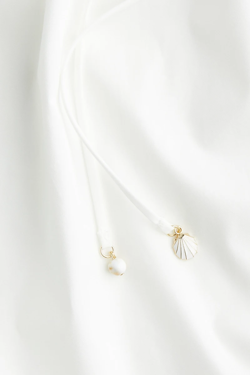 Drawstring-Neck Dress