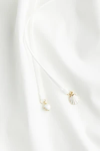 Drawstring-Neck Dress