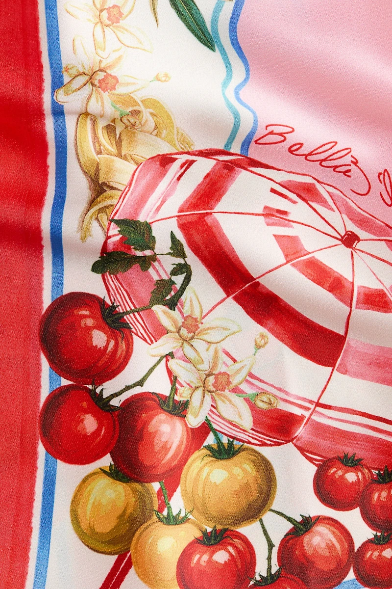 A-line strappy dress