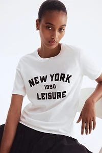 T-shirt avec motif imprimé