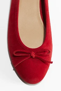 Leather Ballet Flats