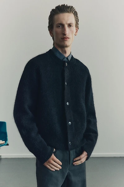 Gilet décontracté en mohair mélangé