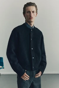 Gilet décontracté en mohair mélangé