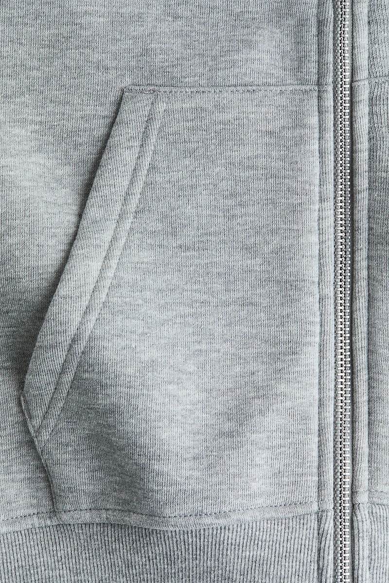 Hooded Jacket with Embroidered Motif