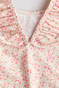 Costume de bain à volants