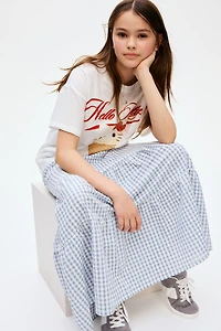 Tiered Cotton Skirt