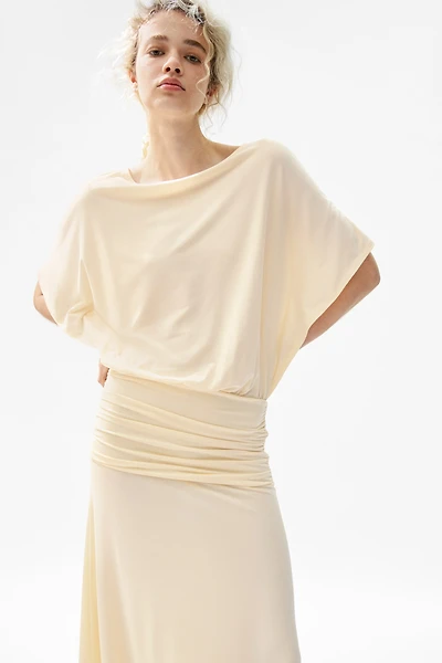 Draped Maxi Dress