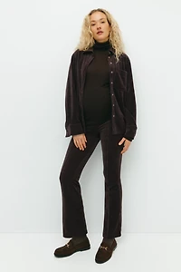 Chemise MAMA en velours côtelé