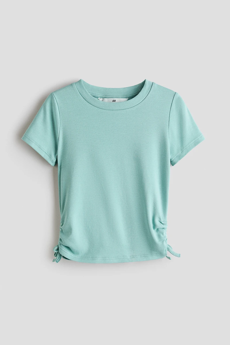 Drawstring-Detail Cotton Top
