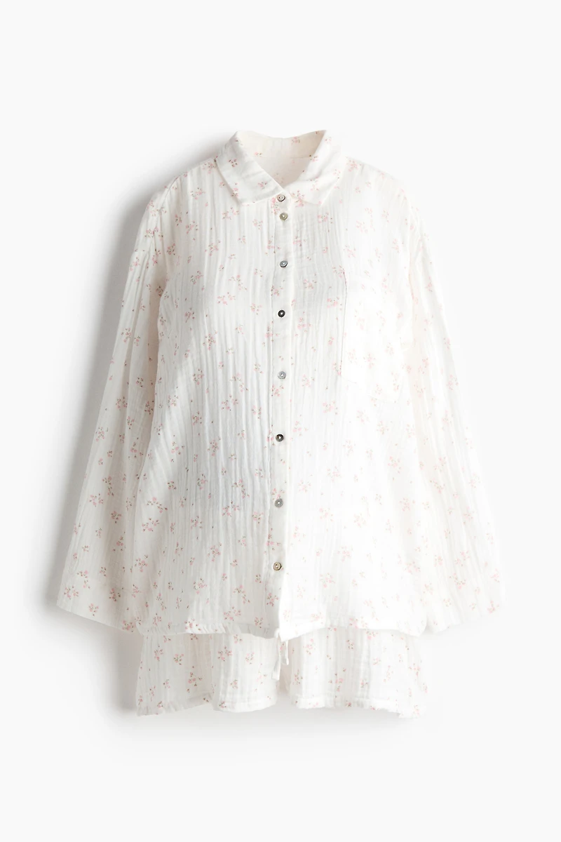 MAMA Pyjama en mousseline Before & After