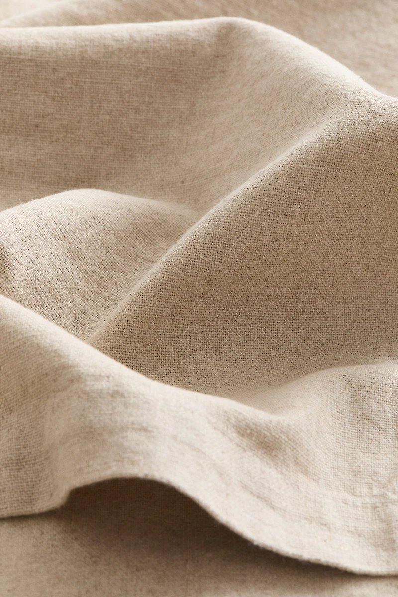 Linen-Blend Tablecloth