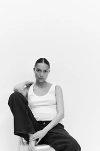 MAMA Wide Jeans