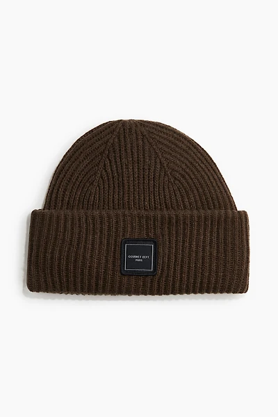 Rib-Knit Wool-Blend Hat