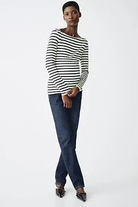 MAMA Haut à encolure bateau