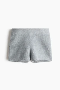 Rib-Knit Pull-On Shorts