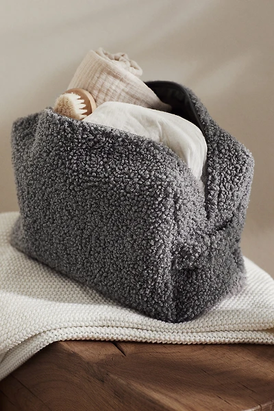 Teddy Fleece Diaper Bag