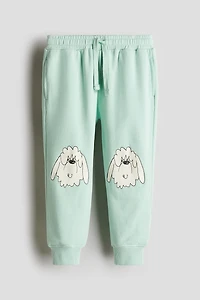 Printed Cotton Joggers