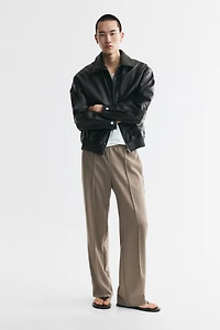 Coated Blouson Jacket