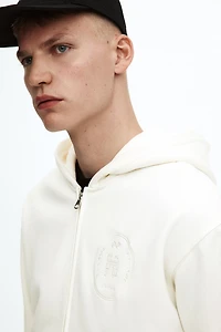 Loose-Fit Hooded Jacket