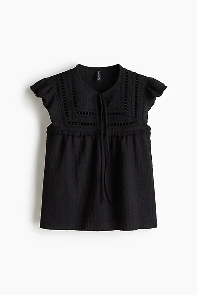 Textured Jersey Top