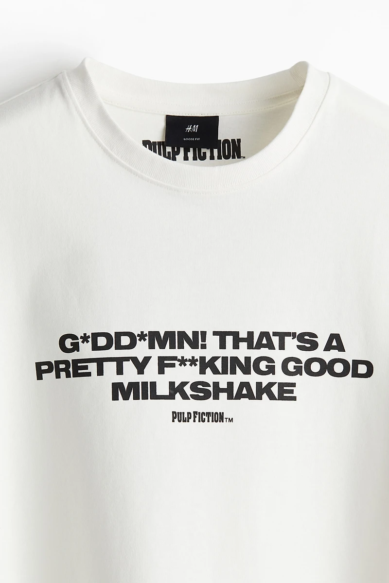 T-shirt imprimé Coupe Flottante
