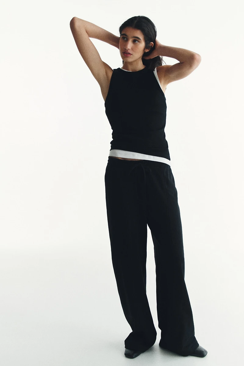 Ribbed Cotton Tank Top