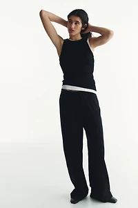 Ribbed Cotton Tank Top