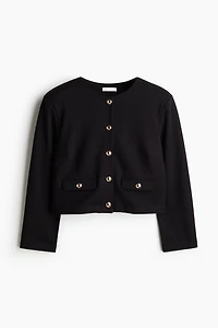 Shoulder-Pad Cardigan
