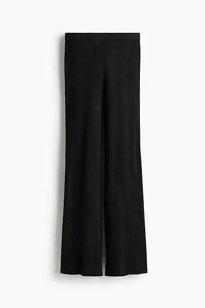 Rib-Knit Pants