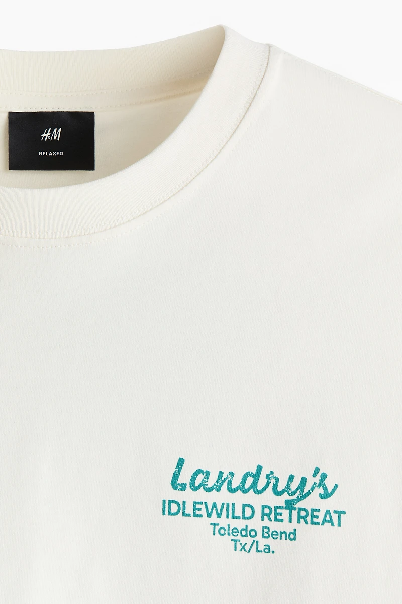 T-shirt imprimé Coupe Flottante