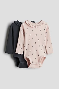 2-pack Long-sleeved Bodysuits
