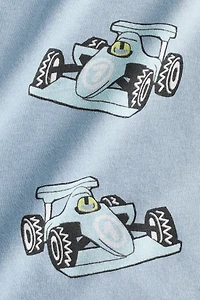 Cotton T-Shirt with Motif