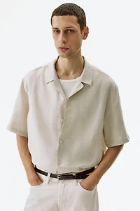 Relaxed-Fit Linen Resort Shirt