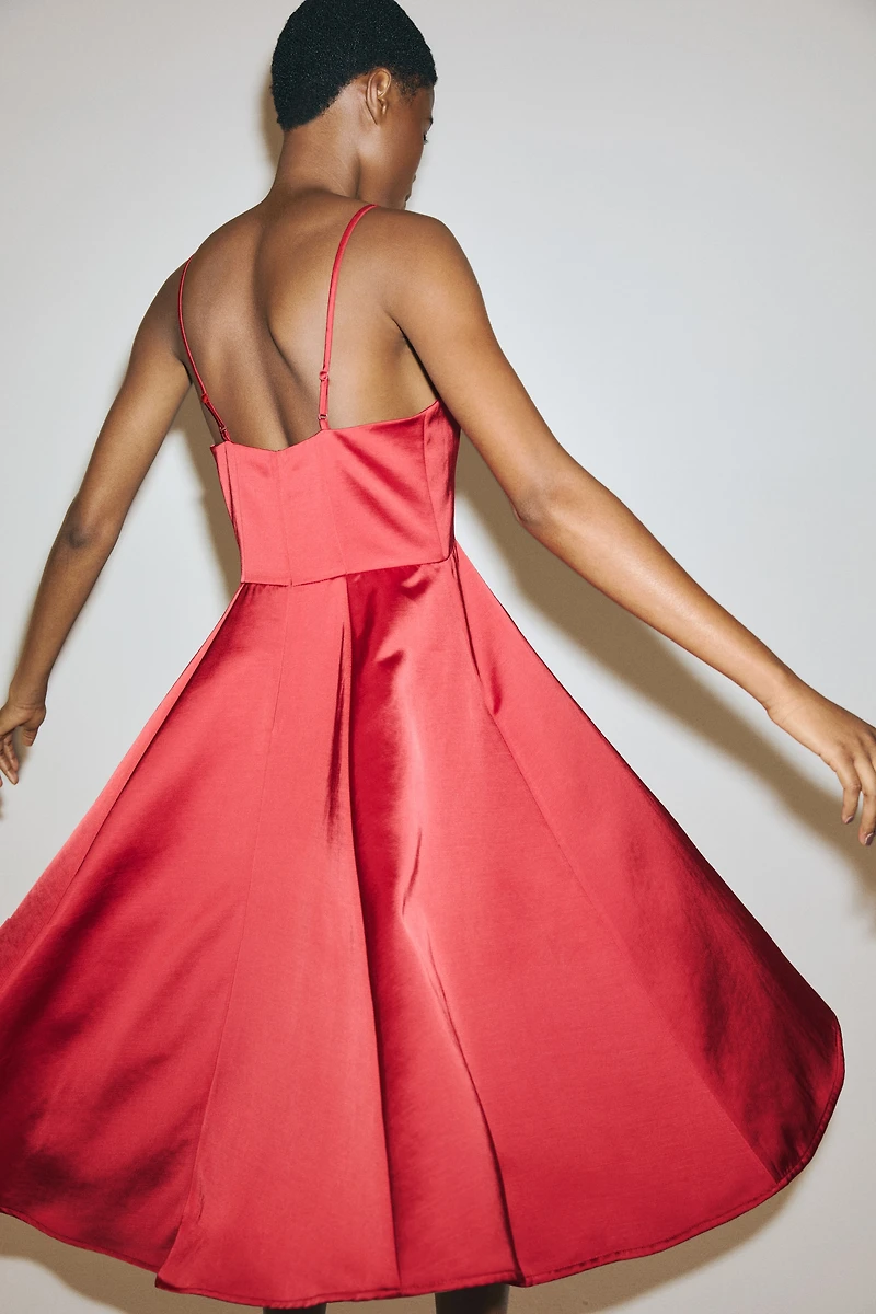 V-Neck Strappy Dress