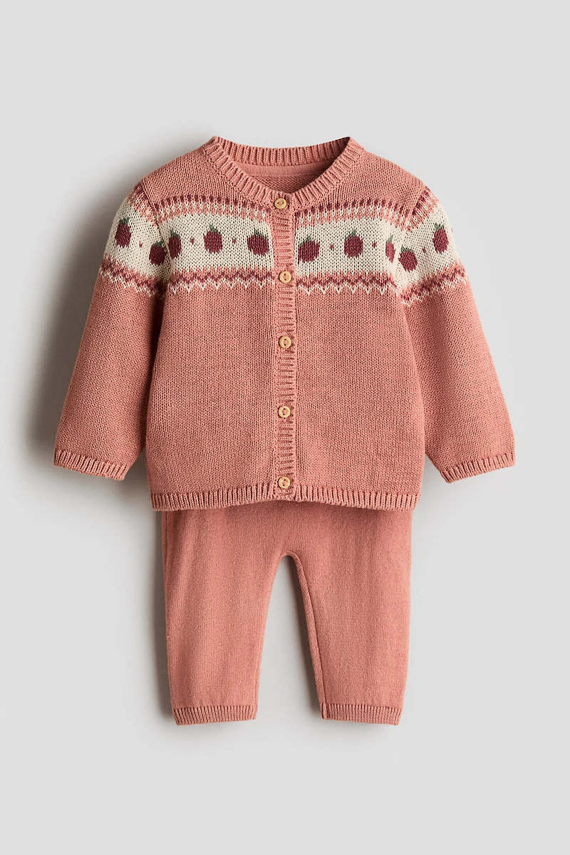 2-Piece Cotton-Knit Set