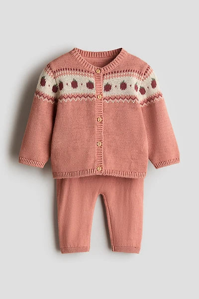 2-Piece Cotton-Knit Set