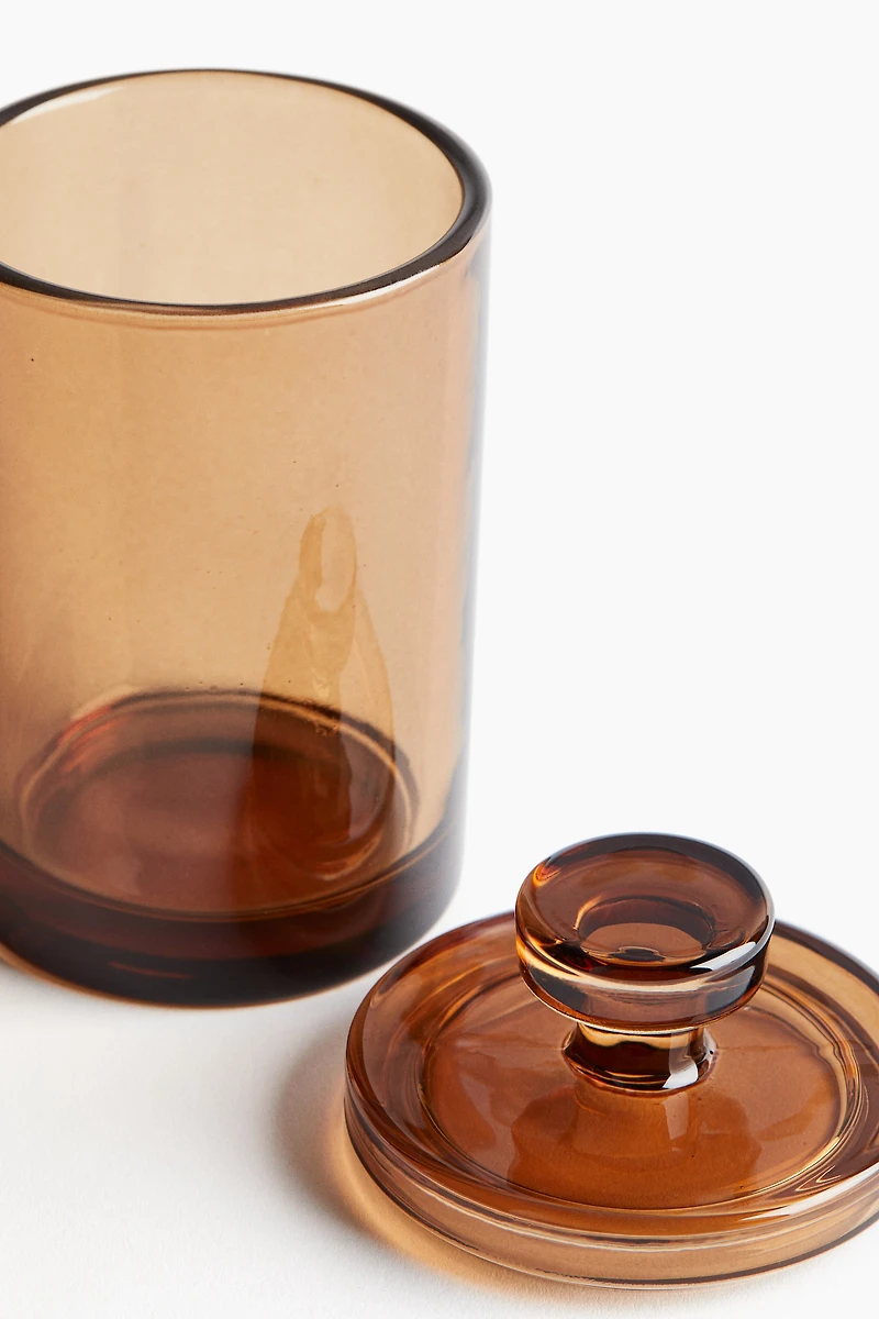 Slim Glass Jar with Lid