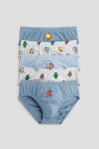 5-Pack Printed Boys’ Briefs