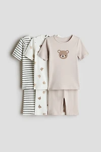 Lot de 3 pyjamas confortables en coton