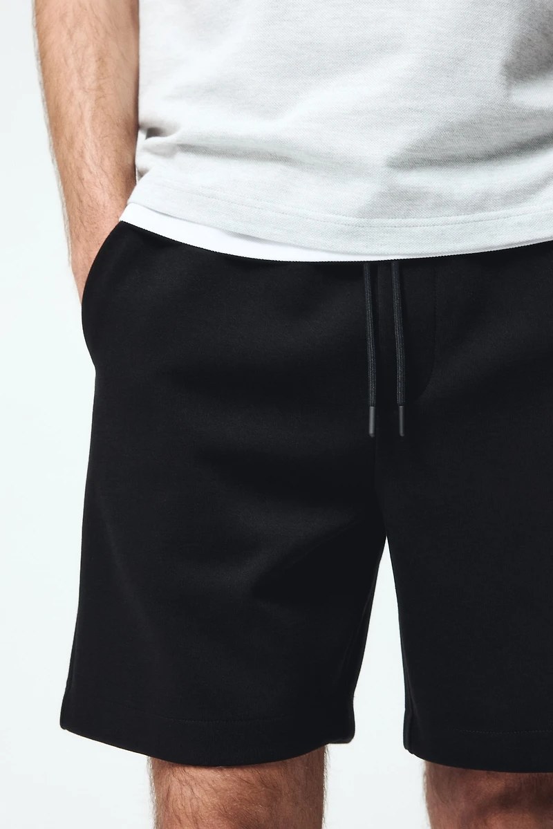 Regular-Fit Interlock Shorts