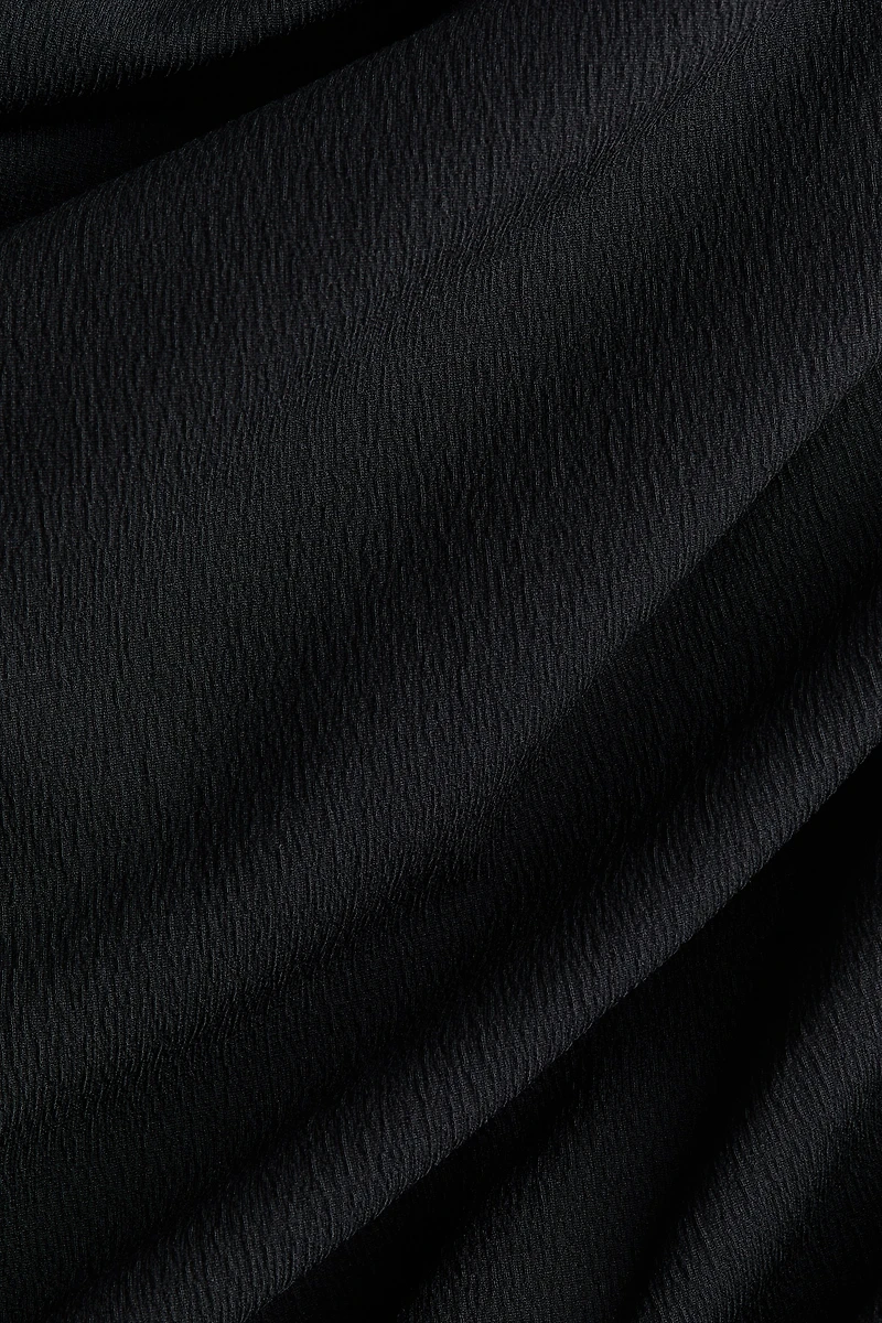 Draped Off-the-Shoulder Dress