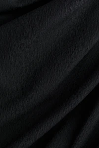 Draped Off-the-Shoulder Dress