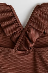Ruffle-Trimmed Swimsuit