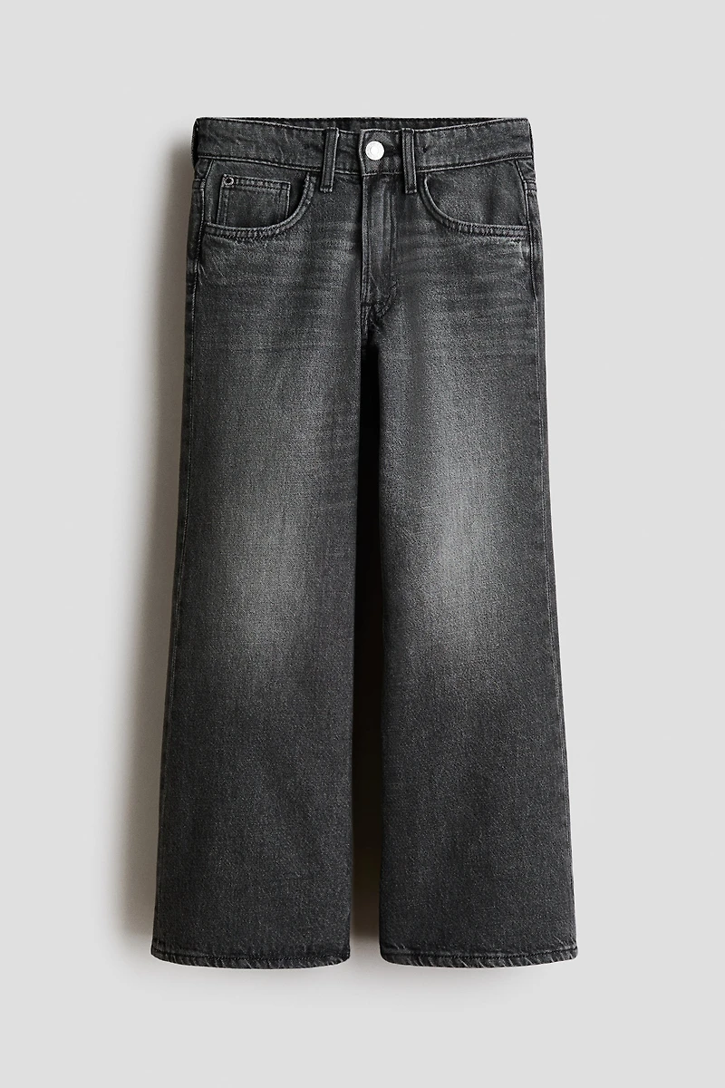 Loose-Fit Bootcut Leg Jeans