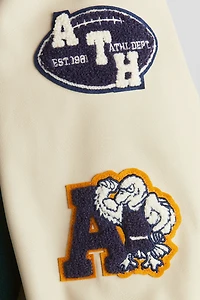 Veste de baseball avec applications